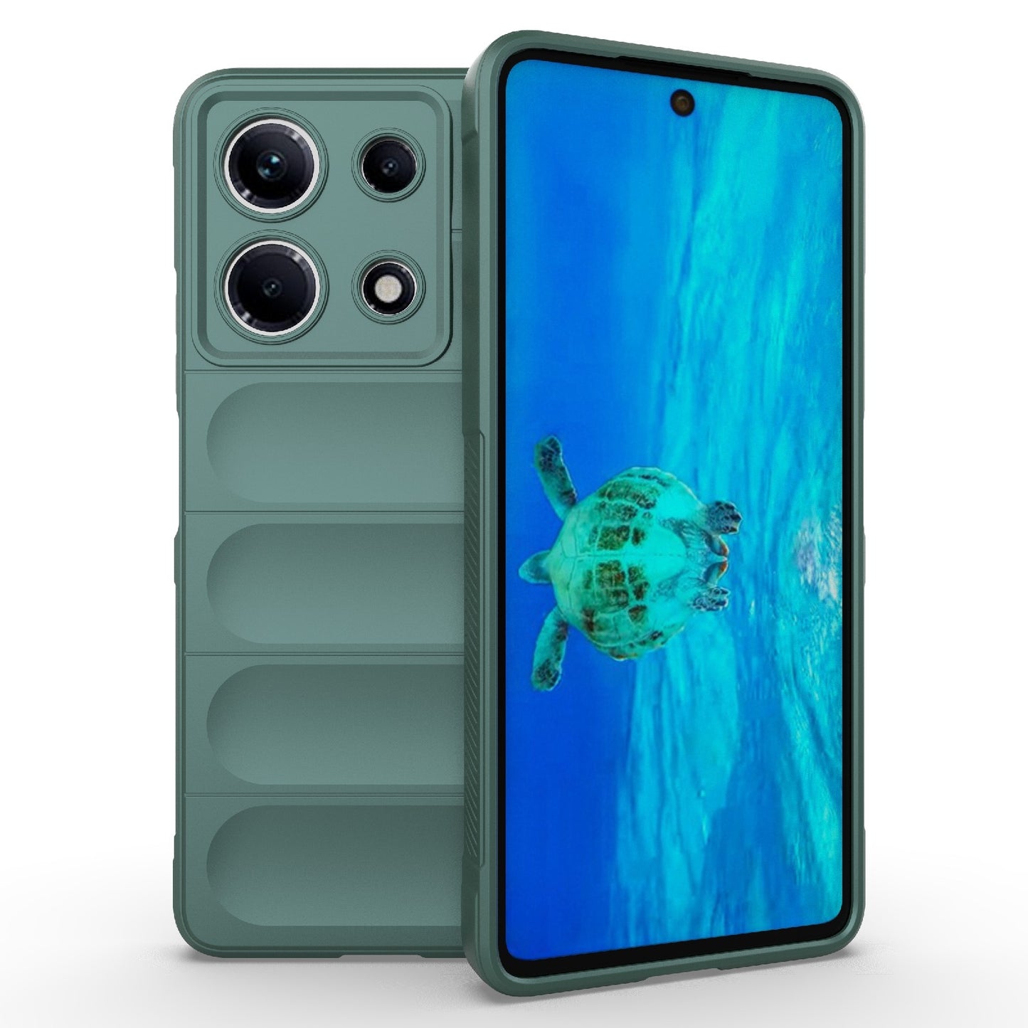 Infinix Note 30 4G Magic Shield TPU + Flannel Phone Case: Durable, Non-toxic, Easy Access, Stylish Design