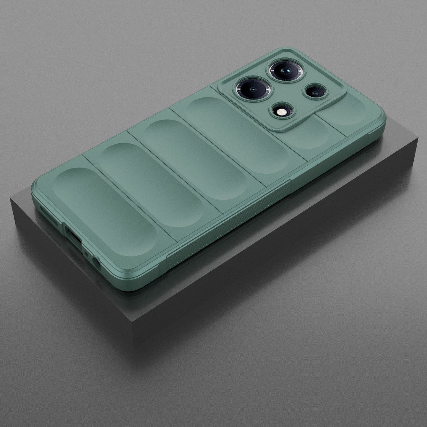 Infinix Note 30 4G Magic Shield TPU + Flannel Phone Case: Durable, Non-toxic, Easy Access, Stylish Design