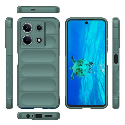 Infinix Note 30 4G Magic Shield TPU + Flannel Phone Case: Durable, Non-toxic, Easy Access, Stylish Design