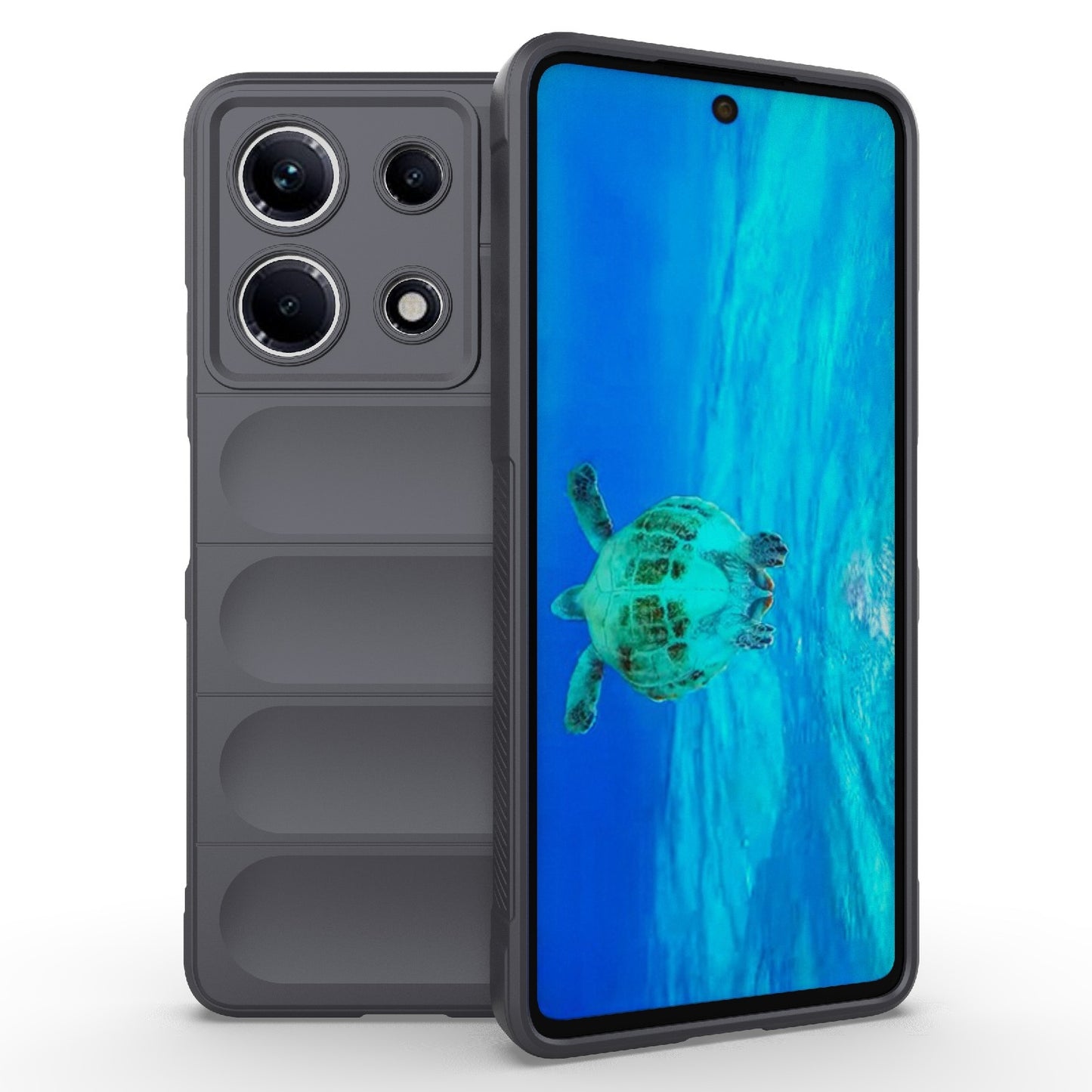 Infinix Note 30 4G Magic Shield TPU + Flannel Phone Case: Durable, Non-toxic, Easy Access, Stylish Design