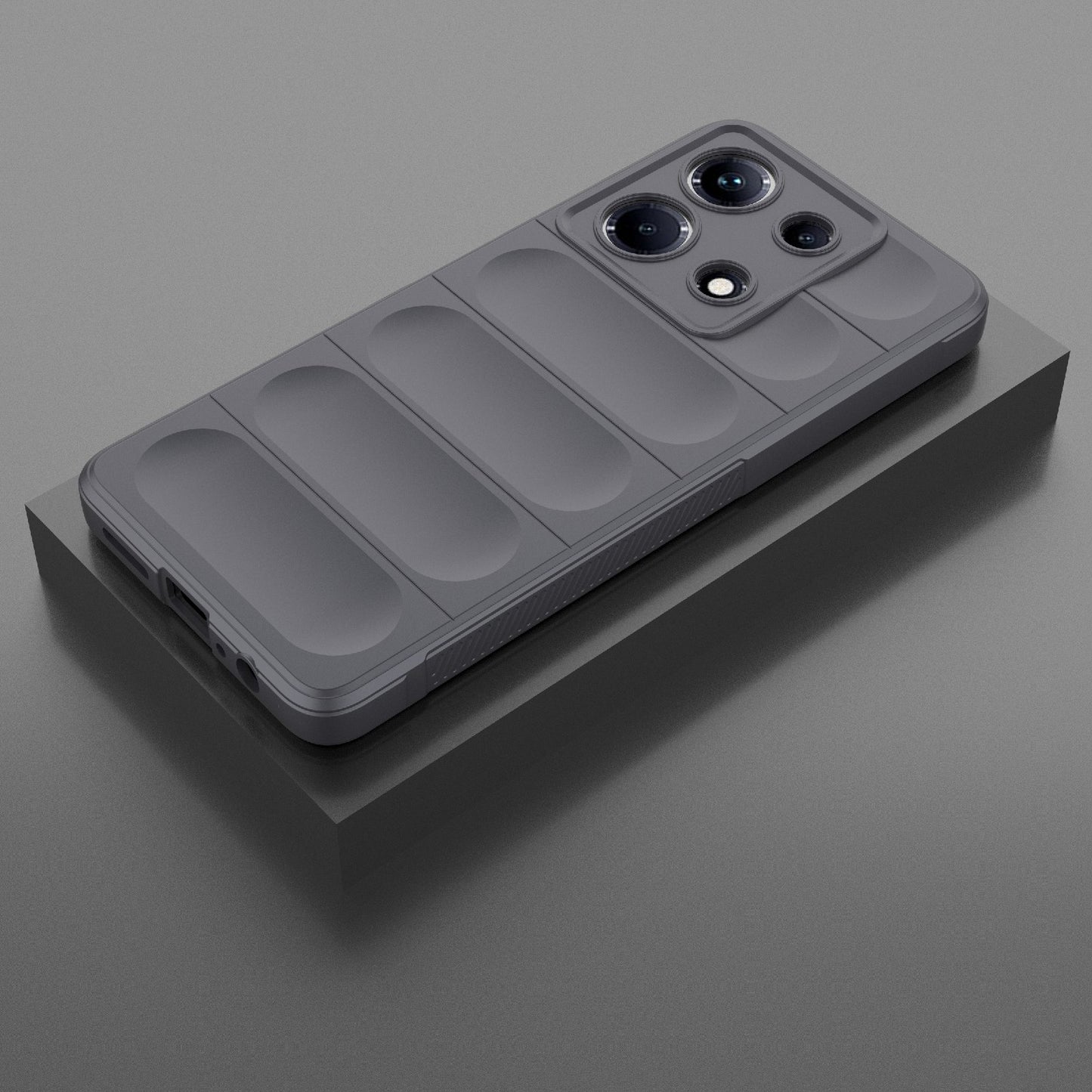 Infinix Note 30 4G Magic Shield TPU + Flannel Phone Case: Durable, Non-toxic, Easy Access, Stylish Design