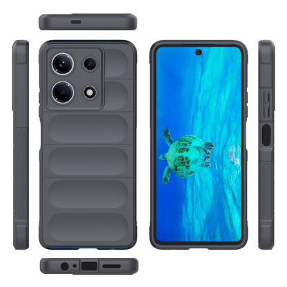 Infinix Note 30 4G Magic Shield TPU + Flannel Phone Case: Durable, Non-toxic, Easy Access, Stylish Design
