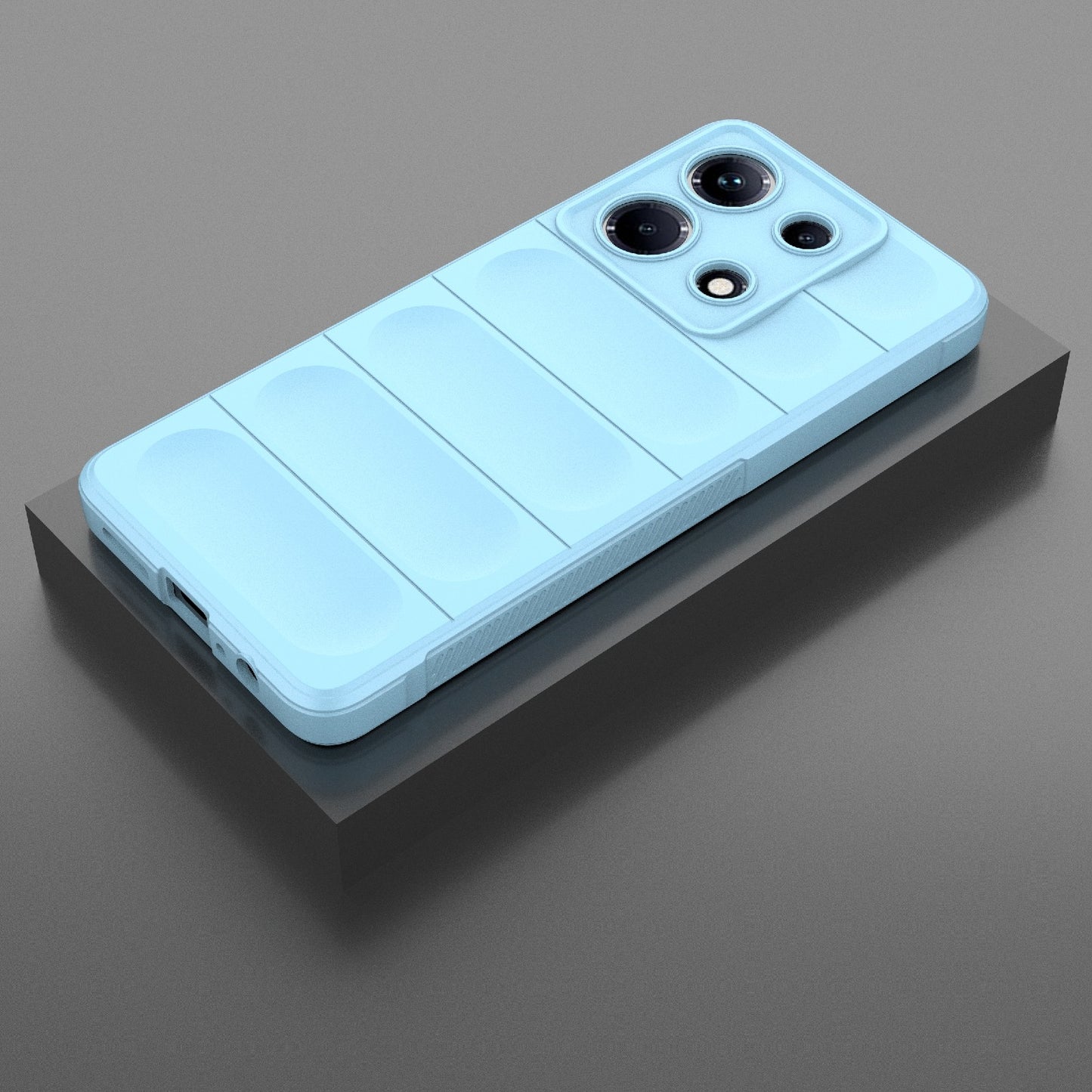 Infinix Note 30 4G Magic Shield TPU + Flannel Phone Case: Durable, Non-toxic, Easy Access, Stylish Design