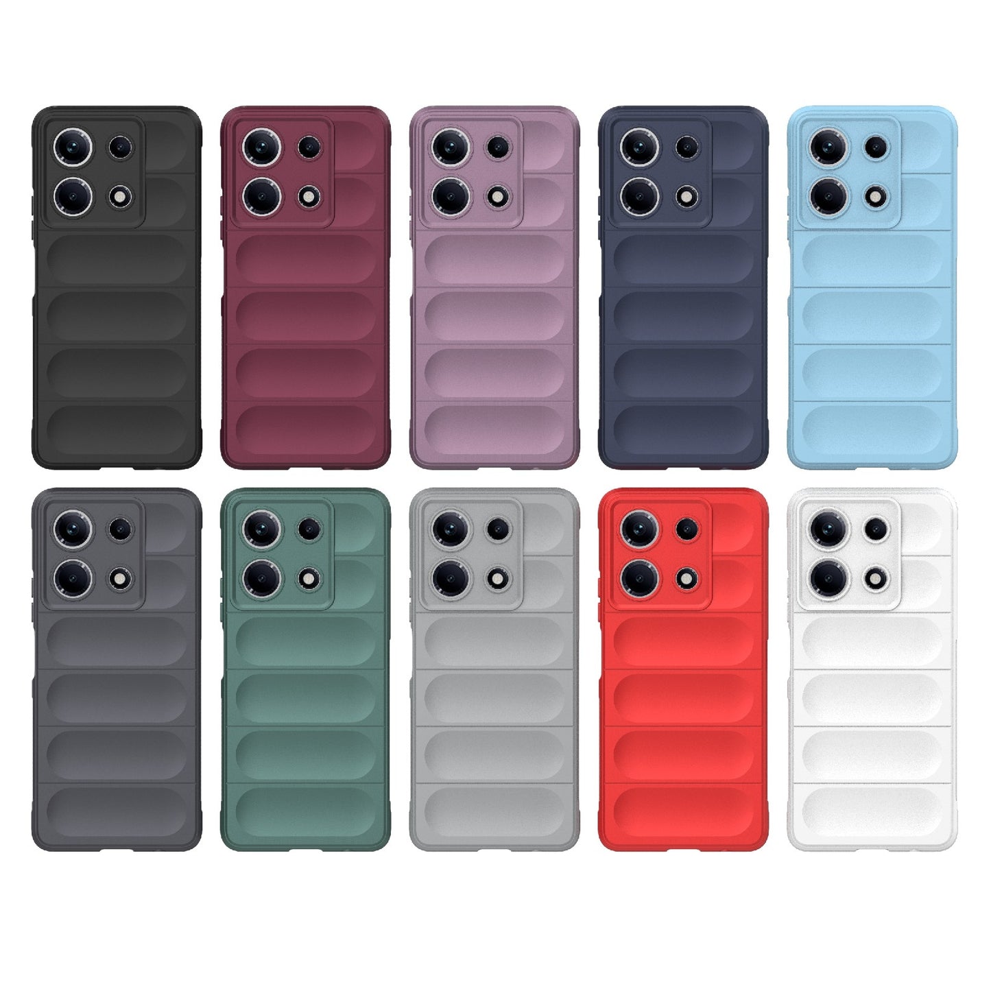 Infinix Note 30 4G Magic Shield TPU + Flannel Phone Case: Durable, Non-toxic, Easy Access, Stylish Design