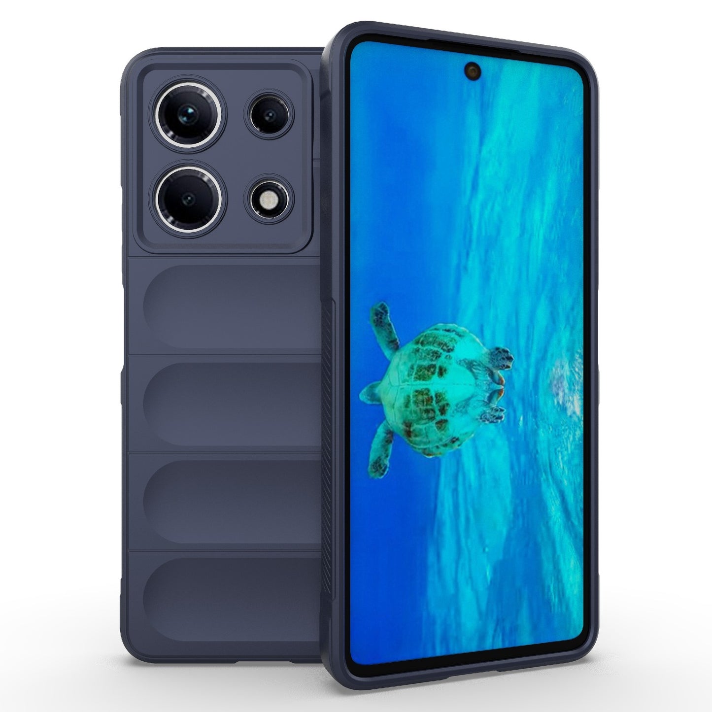 Infinix Note 30 4G Magic Shield TPU + Flannel Phone Case: Durable, Non-toxic, Easy Access, Stylish Design