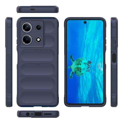Infinix Note 30 4G Magic Shield TPU + Flannel Phone Case: Durable, Non-toxic, Easy Access, Stylish Design
