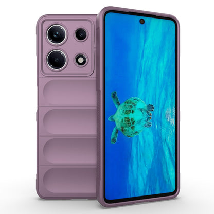 Infinix Note 30 4G Magic Shield TPU + Flannel Phone Case: Durable, Non-toxic, Easy Access, Stylish Design