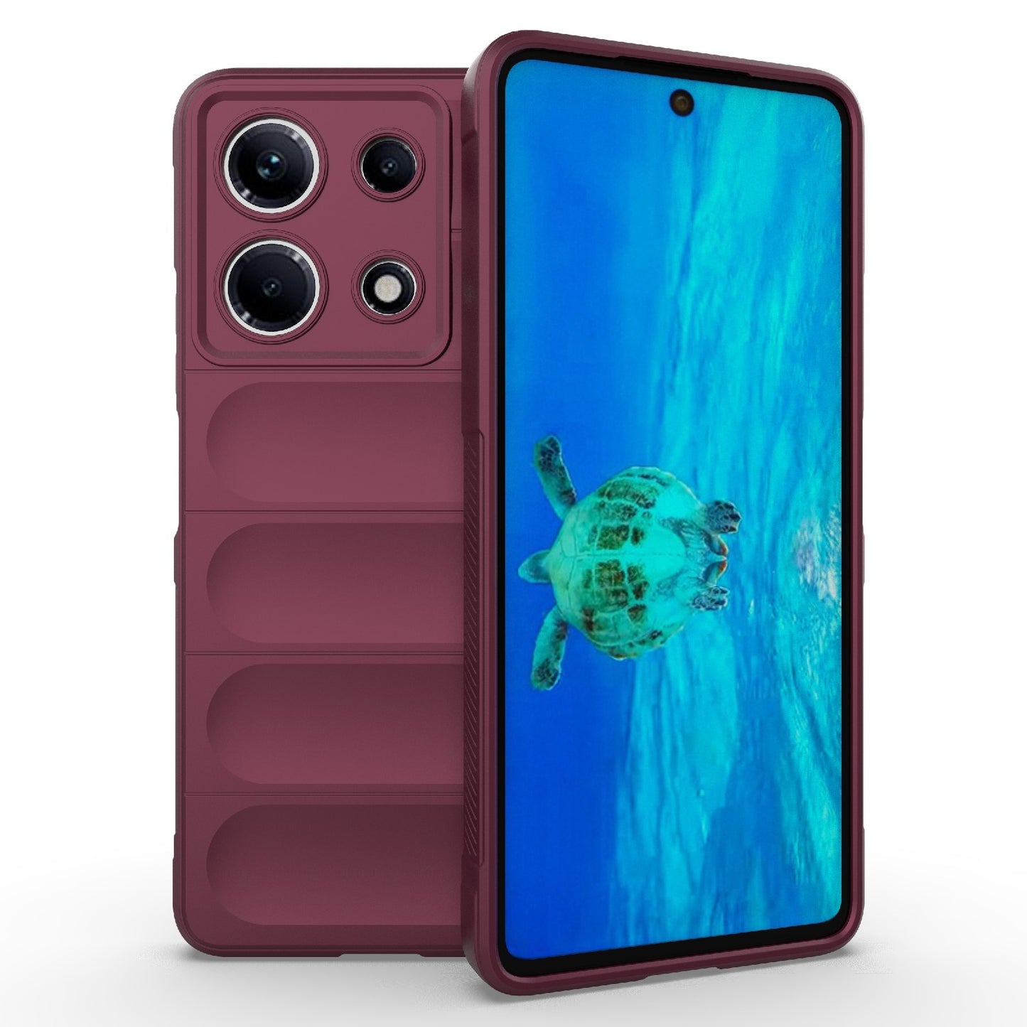 Infinix Note 30 4G Magic Shield TPU + Flannel Phone Case: Durable, Non-toxic, Easy Access, Stylish Design