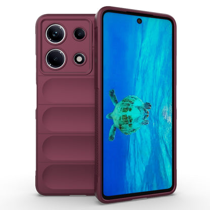 Infinix Note 30 4G Magic Shield TPU + Flannel Phone Case: Durable, Non-toxic, Easy Access, Stylish Design