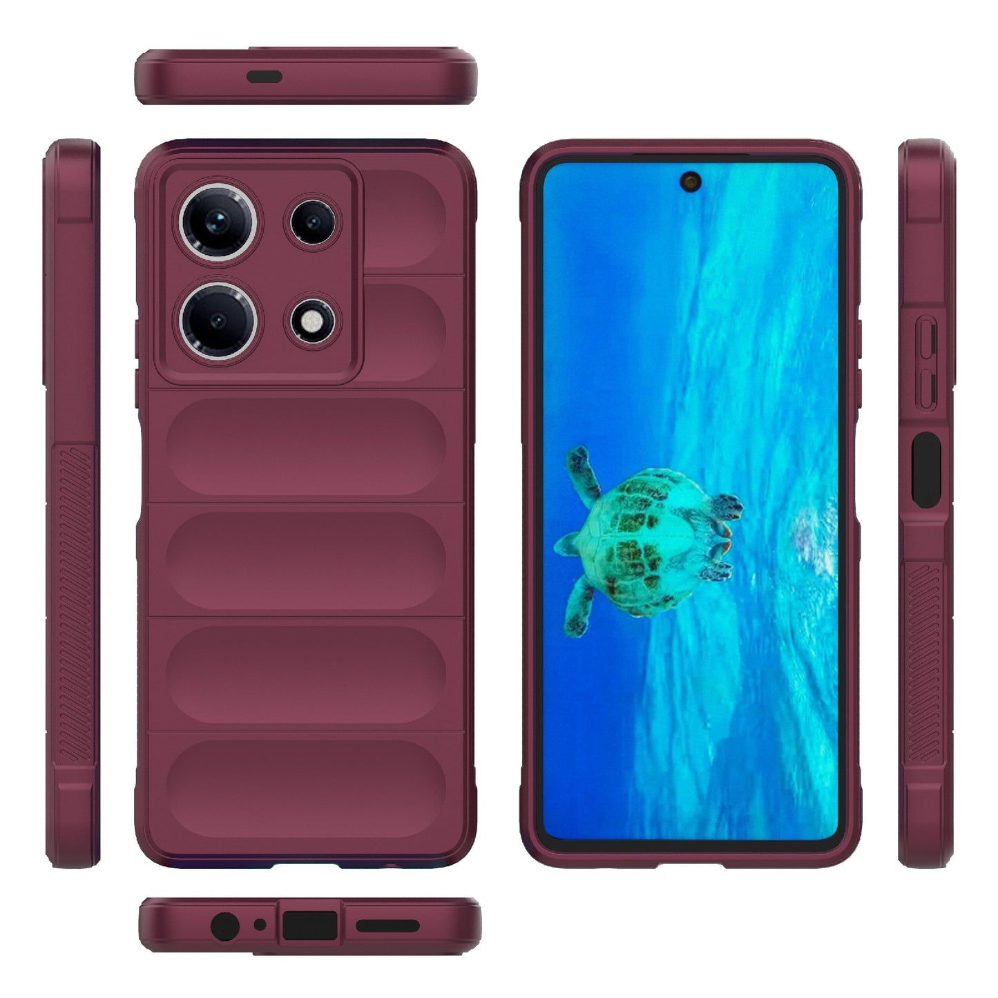 Infinix Note 30 4G Magic Shield TPU + Flannel Phone Case: Durable, Non-toxic, Easy Access, Stylish Design