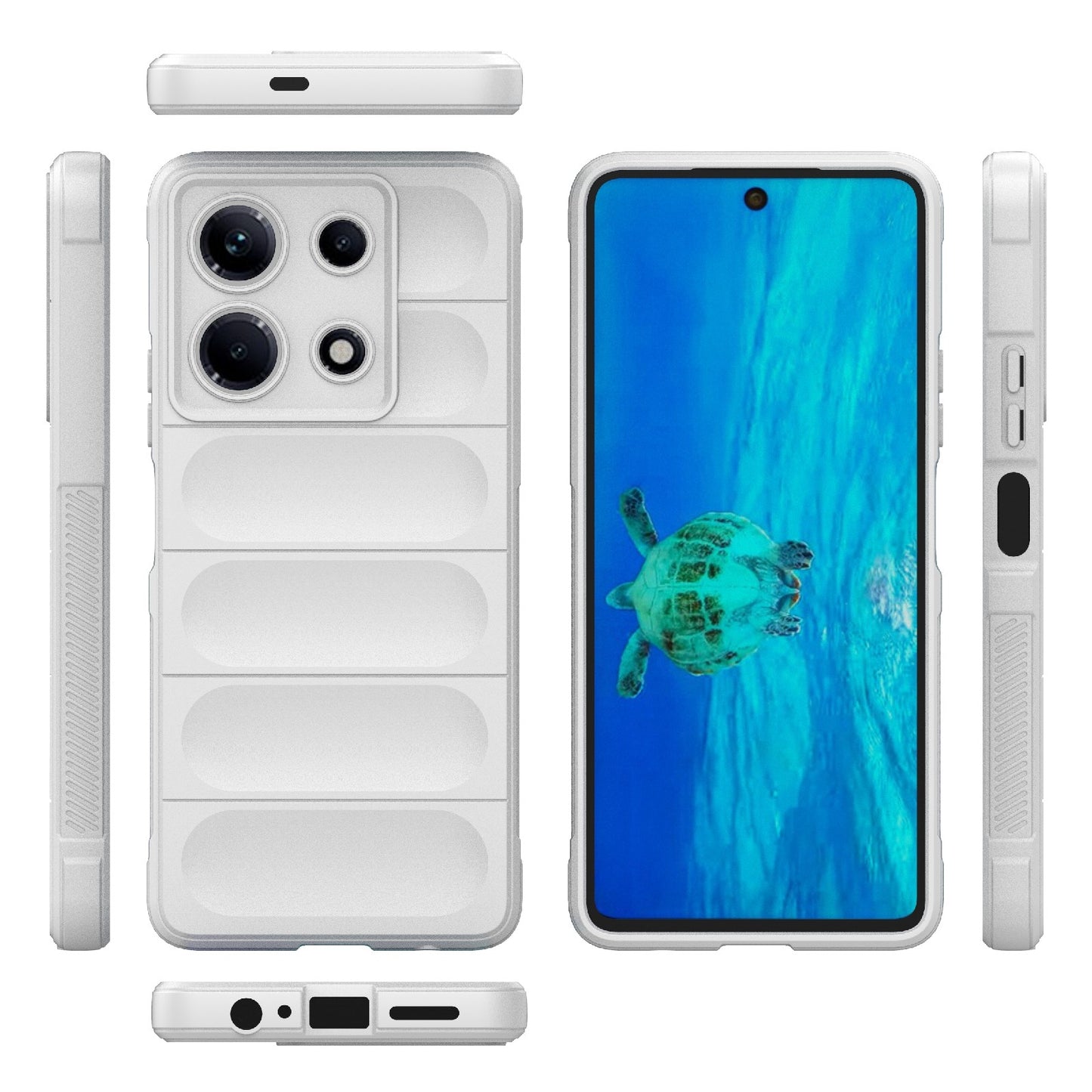 Infinix Note 30 4G Magic Shield TPU + Flannel Phone Case: Durable, Non-toxic, Easy Access, Stylish Design