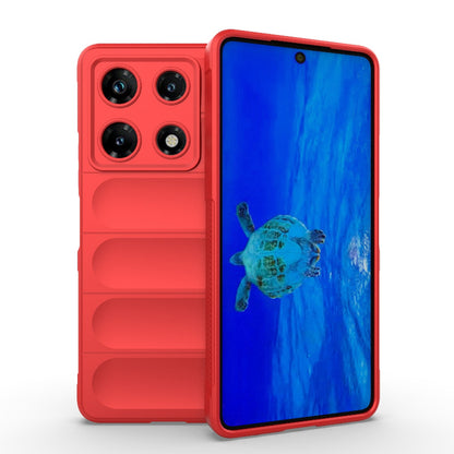 Infinix Note 30 Pro X6788 Magic Shield TPU + Flannel Phone Case: Durable, Non-toxic, Easy Access, Stylish Design