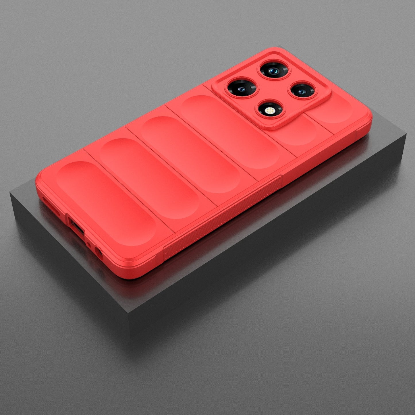 Infinix Note 30 Pro X6788 Magic Shield TPU + Flannel Phone Case: Durable, Non-toxic, Easy Access, Stylish Design