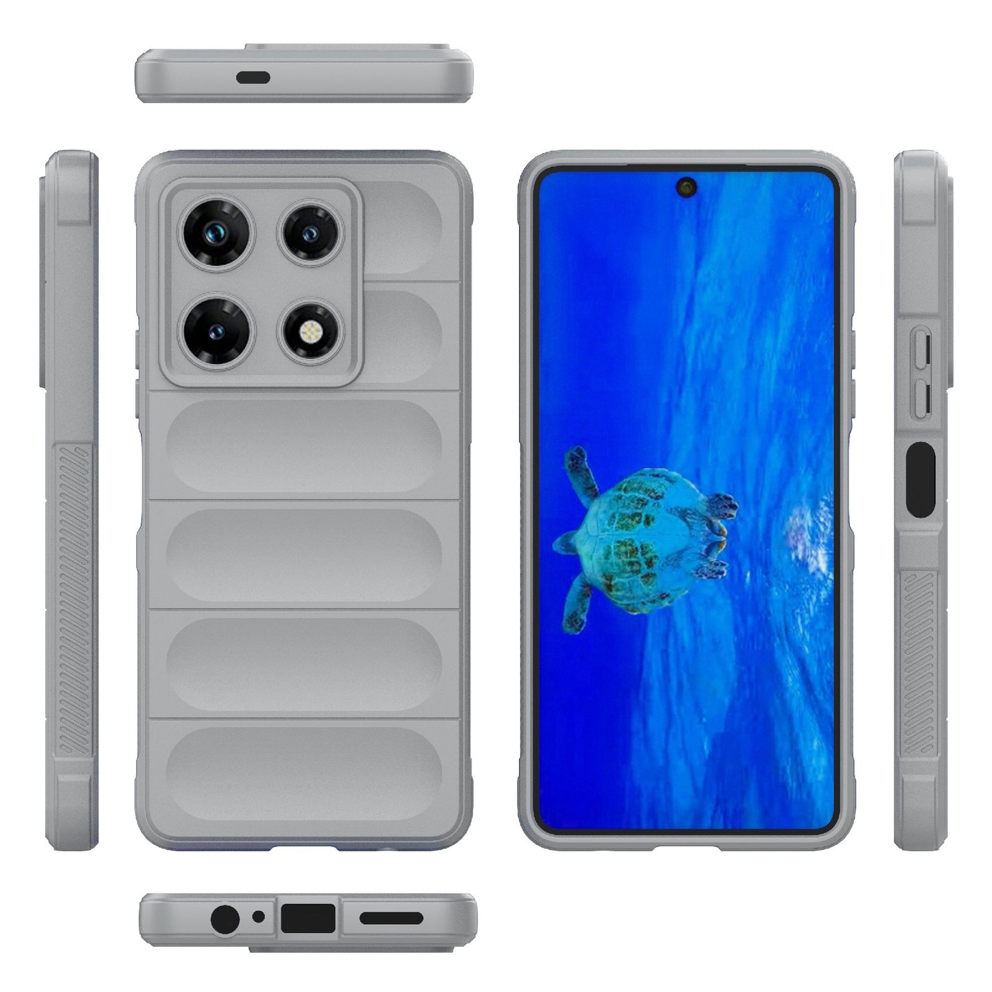 Infinix Note 30 Pro X6788 Magic Shield TPU + Flannel Phone Case: Durable, Non-toxic, Easy Access, Stylish Design