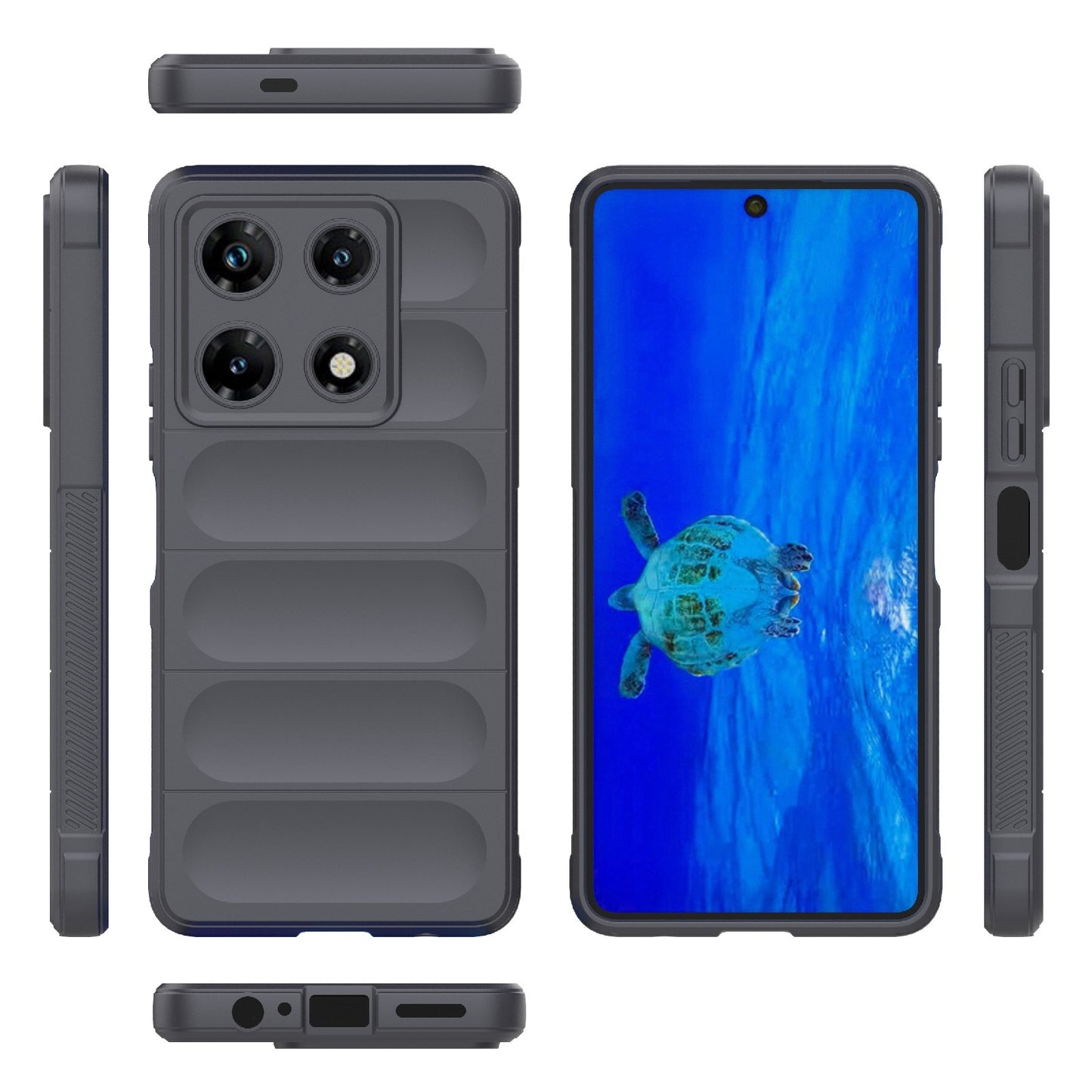 Infinix Note 30 Pro X6788 Magic Shield TPU + Flannel Phone Case: Durable, Non-toxic, Easy Access, Stylish Design