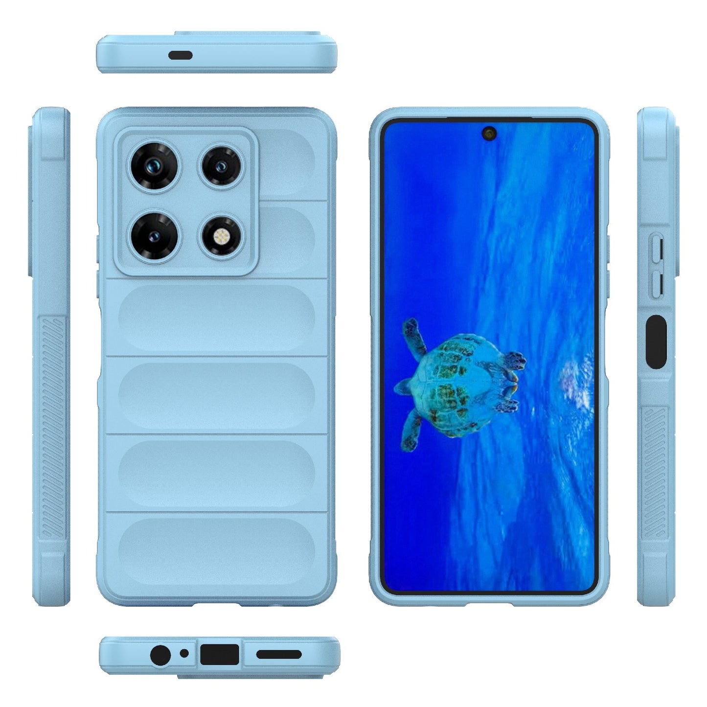 Infinix Note 30 Pro X6788 Magic Shield TPU + Flannel Phone Case: Durable, Non-toxic, Easy Access, Stylish Design