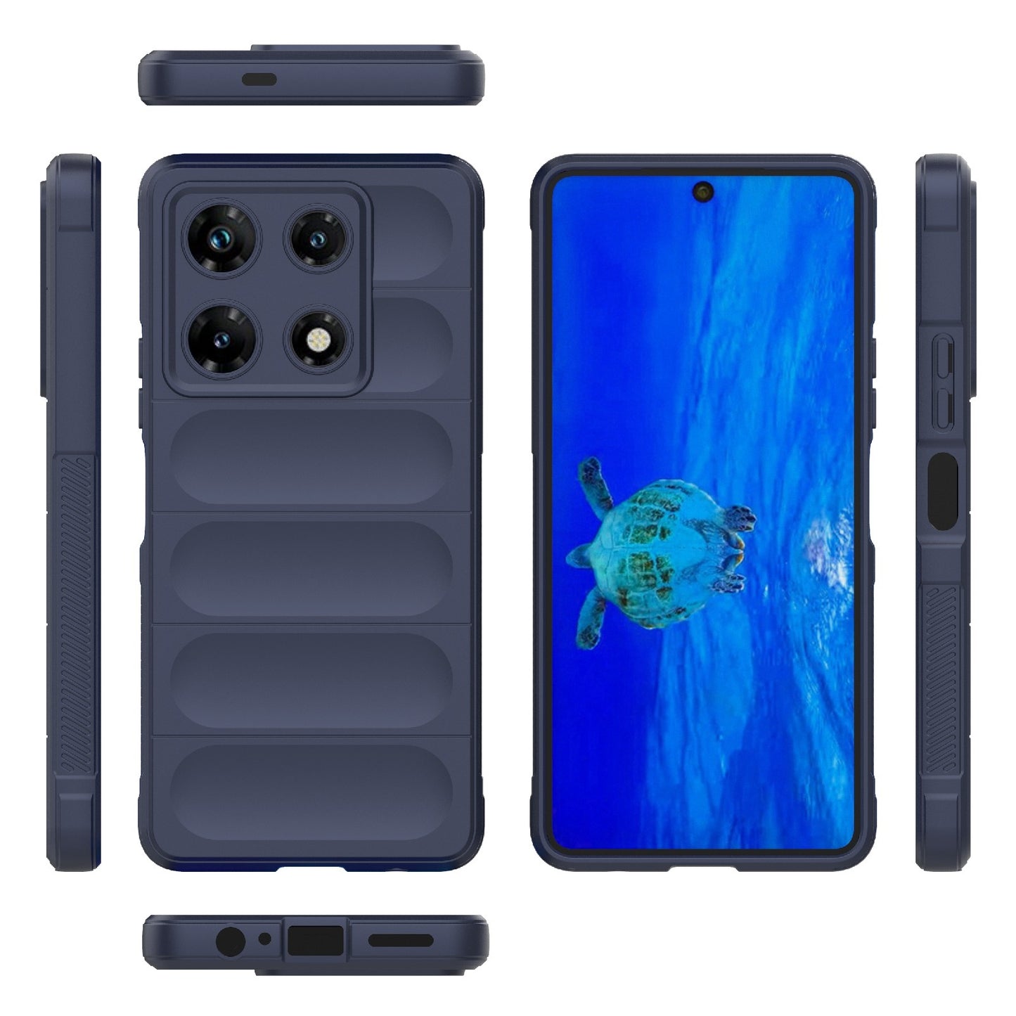 Infinix Note 30 Pro X6788 Magic Shield TPU + Flannel Phone Case: Durable, Non-toxic, Easy Access, Stylish Design