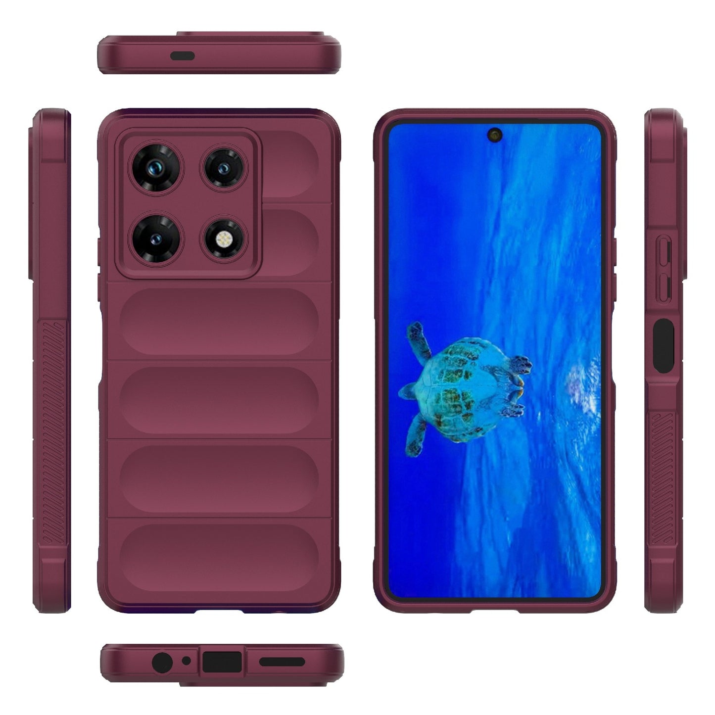 Infinix Note 30 Pro X6788 Magic Shield TPU + Flannel Phone Case: Durable, Non-toxic, Easy Access, Stylish Design