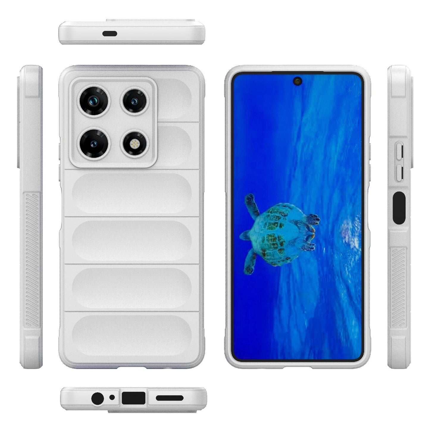 Infinix Note 30 Pro X6788 Magic Shield TPU + Flannel Phone Case: Durable, Non-toxic, Easy Access, Stylish Design