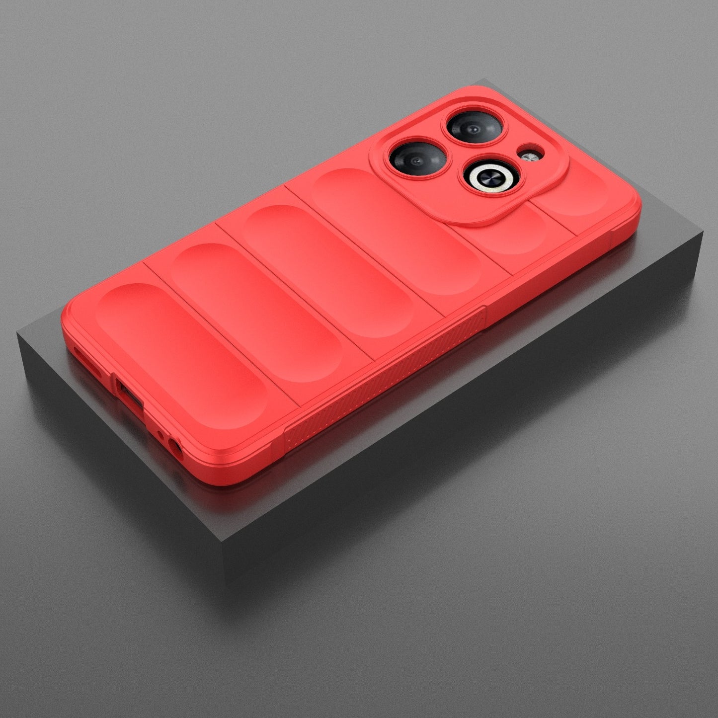 Infinix Smart 8 Magic Shield TPU + Flannel Phone Case: Durable, Non-toxic, Easy Access, Stylish Design