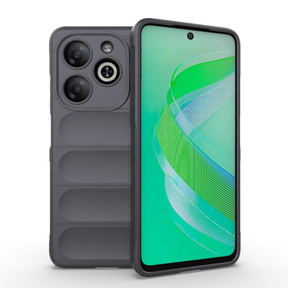 Infinix Smart 8 Magic Shield TPU + Flannel Phone Case: Durable, Non-toxic, Easy Access, Stylish Design