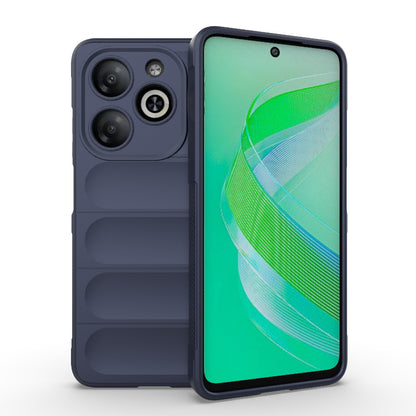 Infinix Smart 8 Magic Shield TPU + Flannel Phone Case: Durable, Non-toxic, Easy Access, Stylish Design
