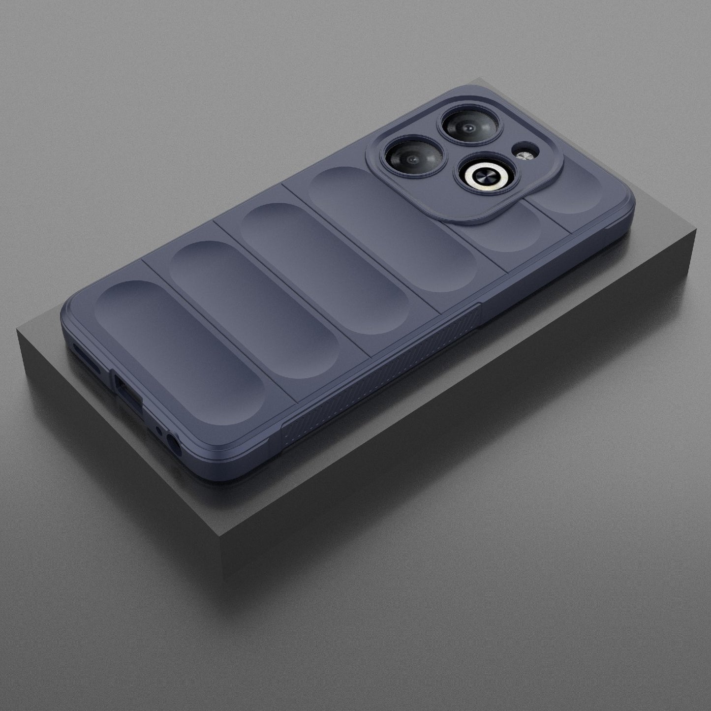 Infinix Smart 8 Magic Shield TPU + Flannel Phone Case: Durable, Non-toxic, Easy Access, Stylish Design
