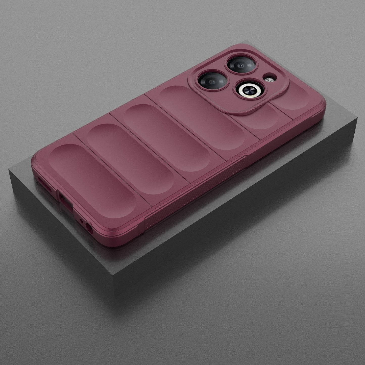 Infinix Smart 8 Magic Shield TPU + Flannel Phone Case: Durable, Non-toxic, Easy Access, Stylish Design