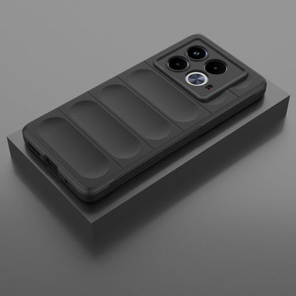 Infinix Note 40 5G India Magic Shield TPU + Flannel Phone Case: Durable, Non-toxic, Easy Access, Stylish Design
