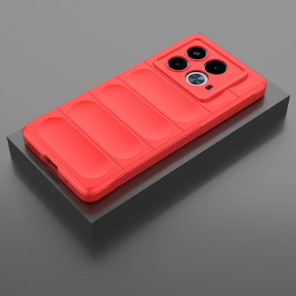 Infinix Note 40 5G India Magic Shield TPU + Flannel Phone Case: Durable, Non-toxic, Easy Access, Stylish Design