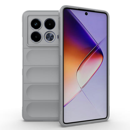 Infinix Note 40 5G India Magic Shield TPU + Flannel Phone Case: Durable, Non-toxic, Easy Access, Stylish Design