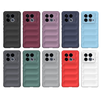 Infinix Note 40 5G India Magic Shield TPU + Flannel Phone Case: Durable, Non-toxic, Easy Access, Stylish Design