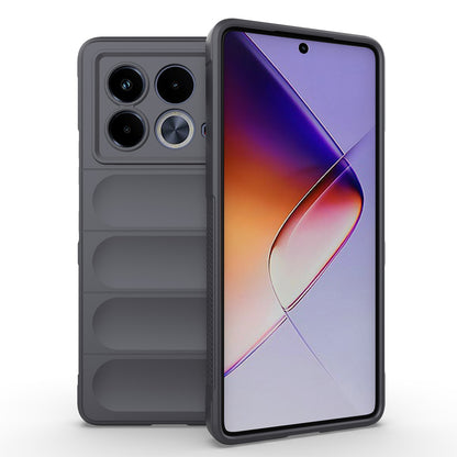 Infinix Note 40 5G India Magic Shield TPU + Flannel Phone Case: Durable, Non-toxic, Easy Access, Stylish Design