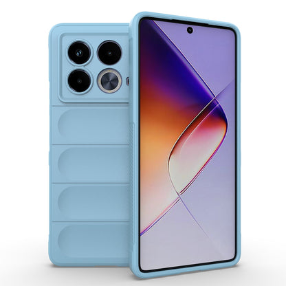 Infinix Note 40 5G India Magic Shield TPU + Flannel Phone Case: Durable, Non-toxic, Easy Access, Stylish Design