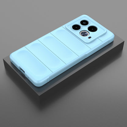 Infinix Note 40 5G India Magic Shield TPU + Flannel Phone Case: Durable, Non-toxic, Easy Access, Stylish Design