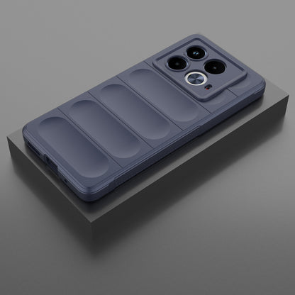 Infinix Note 40 5G India Magic Shield TPU + Flannel Phone Case: Durable, Non-toxic, Easy Access, Stylish Design