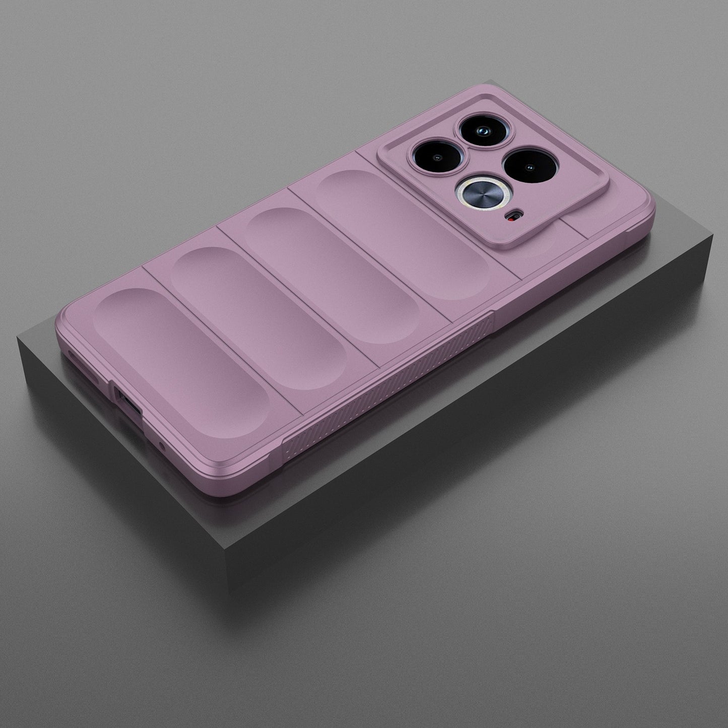 Infinix Note 40 5G India Magic Shield TPU + Flannel Phone Case: Durable, Non-toxic, Easy Access, Stylish Design