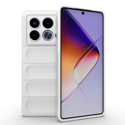 Infinix Note 40 5G India Magic Shield TPU + Flannel Phone Case: Durable, Non-toxic, Easy Access, Stylish Design
