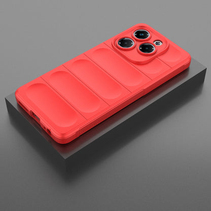 Infinix Note 40X 5G Global Magic Shield TPU + Flannel Phone Case: Durable, Non-toxic, Easy Access, Stylish Design