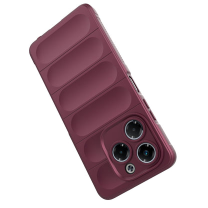 Infinix Note 40X 5G Global Magic Shield TPU + Flannel Phone Case: Durable, Non-toxic, Easy Access, Stylish Design