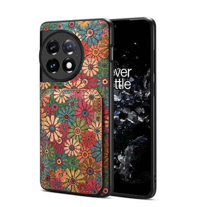 OnePlus Ace 2 Pro Dual Card Slot Holder Phone Case – Patterned Design, Scratch & Dirt Protection, Convenient Holder