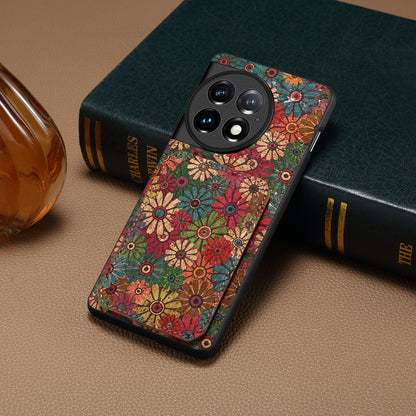 OnePlus Ace 2 Pro Dual Card Slot Holder Phone Case – Patterned Design, Scratch & Dirt Protection, Convenient Holder
