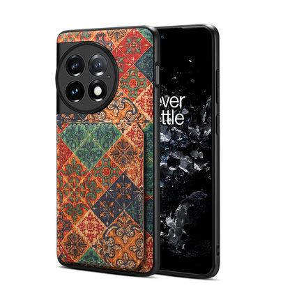 OnePlus Ace 2 Pro Dual Card Slot Holder Phone Case – Patterned Design, Scratch & Dirt Protection, Convenient Holder