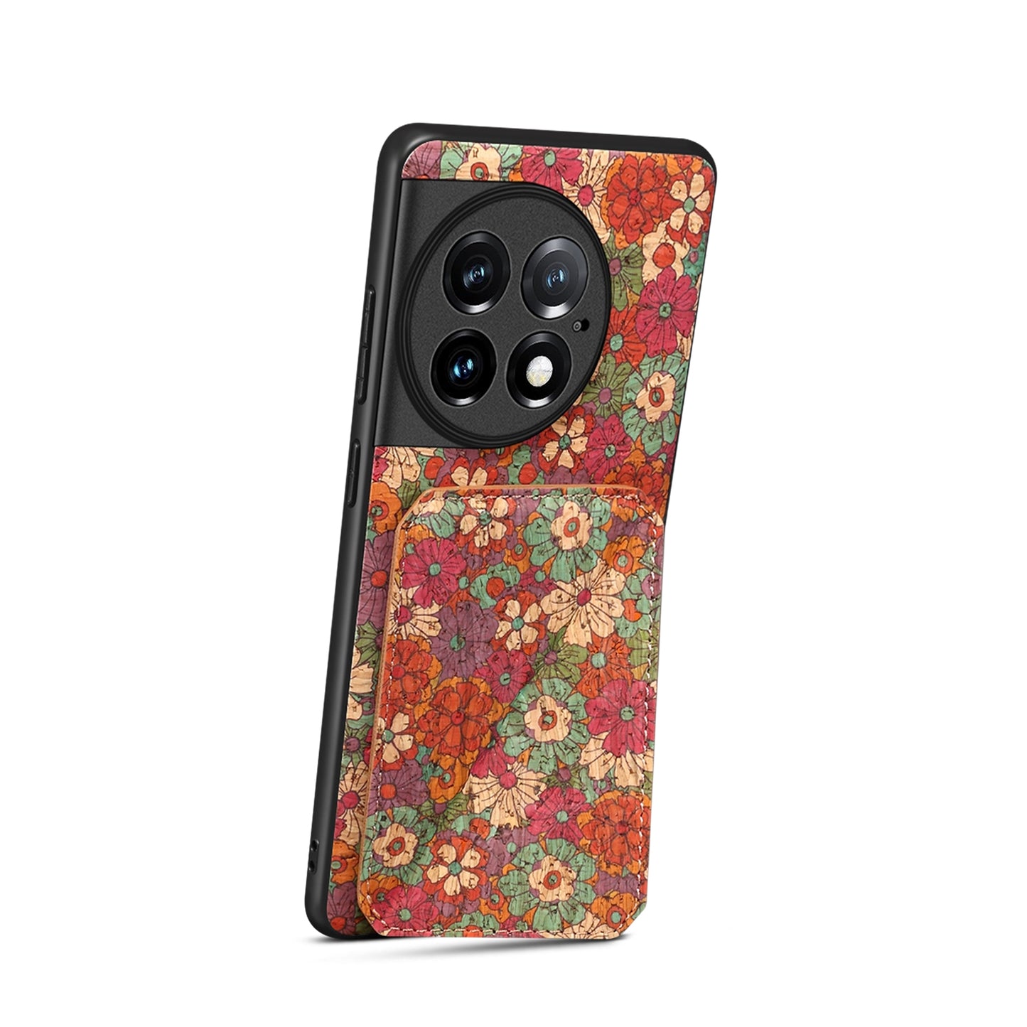OnePlus Ace 2 Pro Dual Card Slot Holder Phone Case – Patterned Design, Scratch & Dirt Protection, Convenient Holder