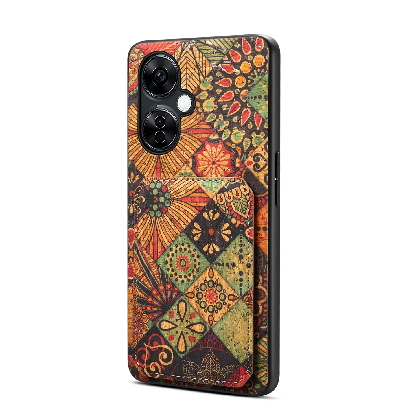 OnePlus Ace 3 Dual Card Slot Holder Phone Case – Patterned Design, Scratch & Dirt Protection, Convenient Holder