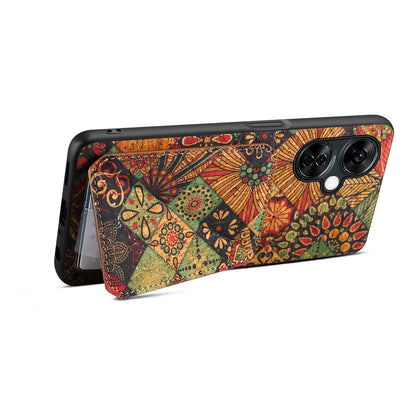 OnePlus Ace 3 Dual Card Slot Holder Phone Case – Patterned Design, Scratch & Dirt Protection, Convenient Holder