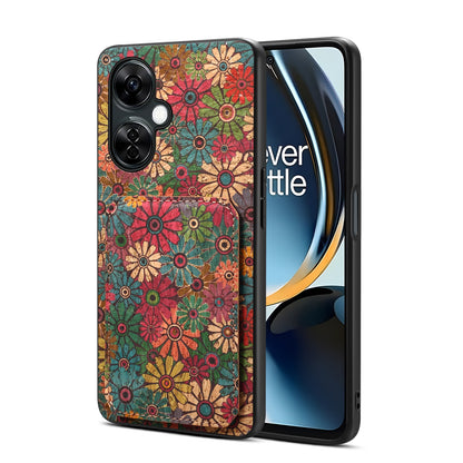 OnePlus Ace 3 Dual Card Slot Holder Phone Case – Patterned Design, Scratch & Dirt Protection, Convenient Holder