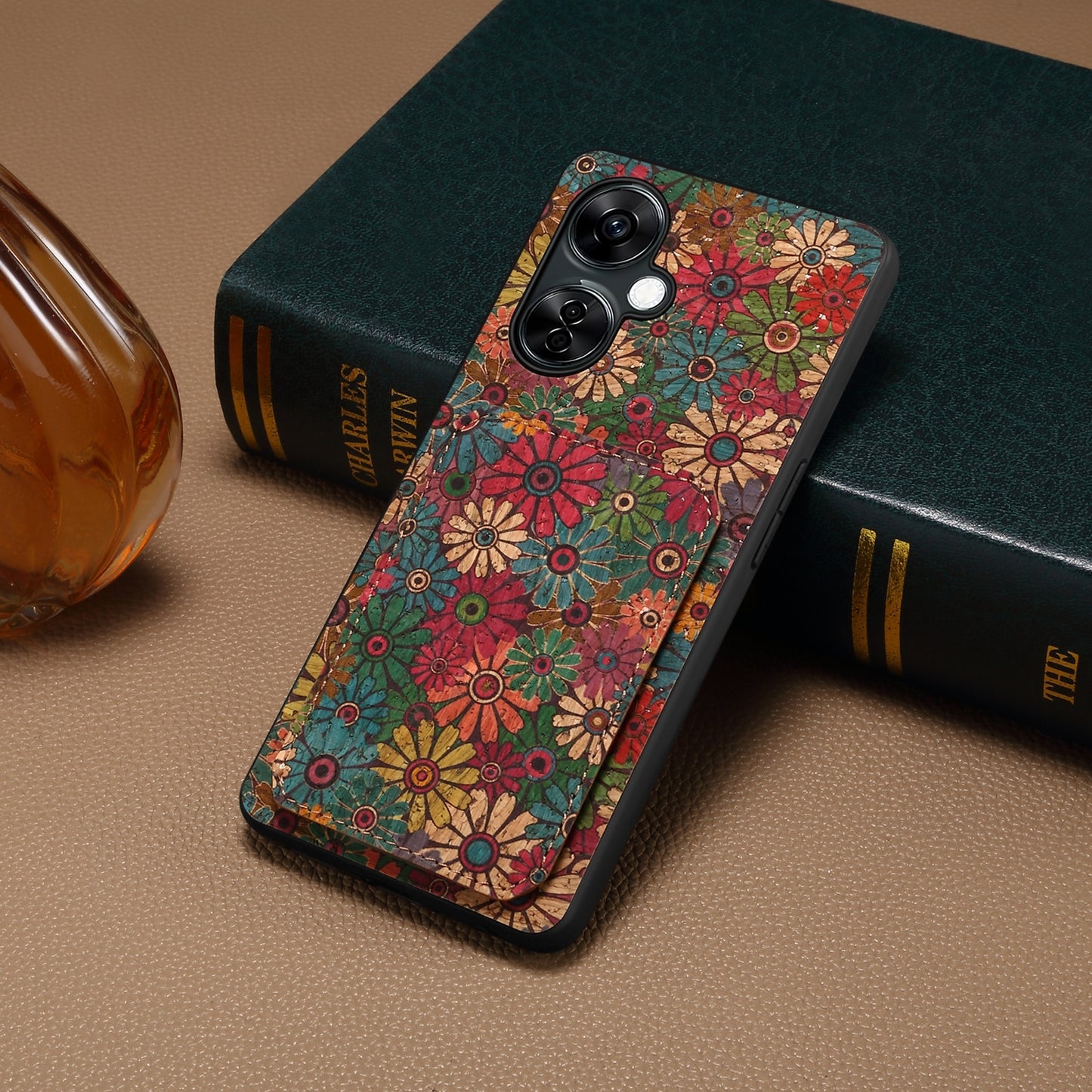 OnePlus Ace 3 Dual Card Slot Holder Phone Case – Patterned Design, Scratch & Dirt Protection, Convenient Holder