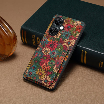 OnePlus Ace 3 Dual Card Slot Holder Phone Case – Patterned Design, Scratch & Dirt Protection, Convenient Holder