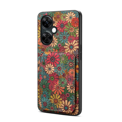 OnePlus Ace 3 Dual Card Slot Holder Phone Case – Patterned Design, Scratch & Dirt Protection, Convenient Holder